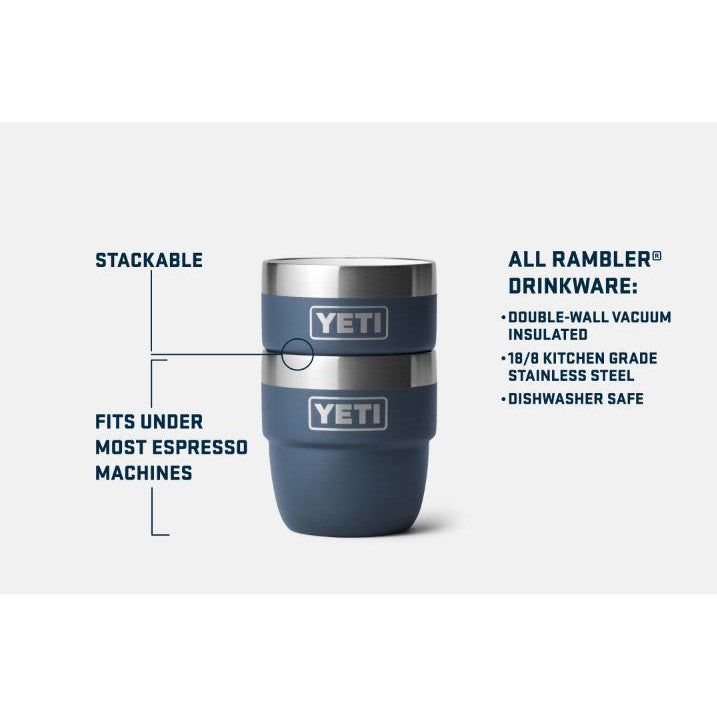 Yeti Rambler 118ml Stackable Cups - Tropical Pink