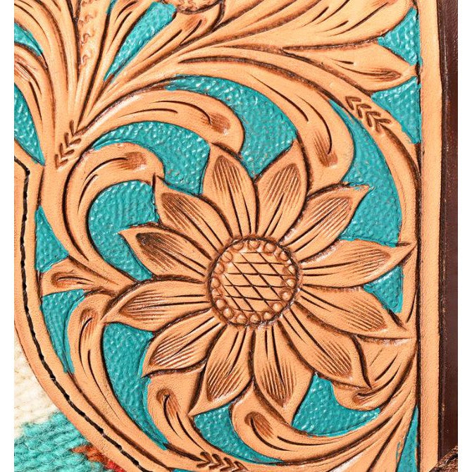 American Darling Genuine Western Leather Wallet/Organizer-E