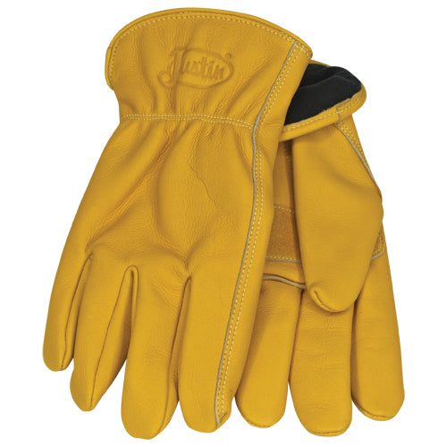 Justin All Leather Gloves With Fleece Lining and Reinforced Split Cowhide