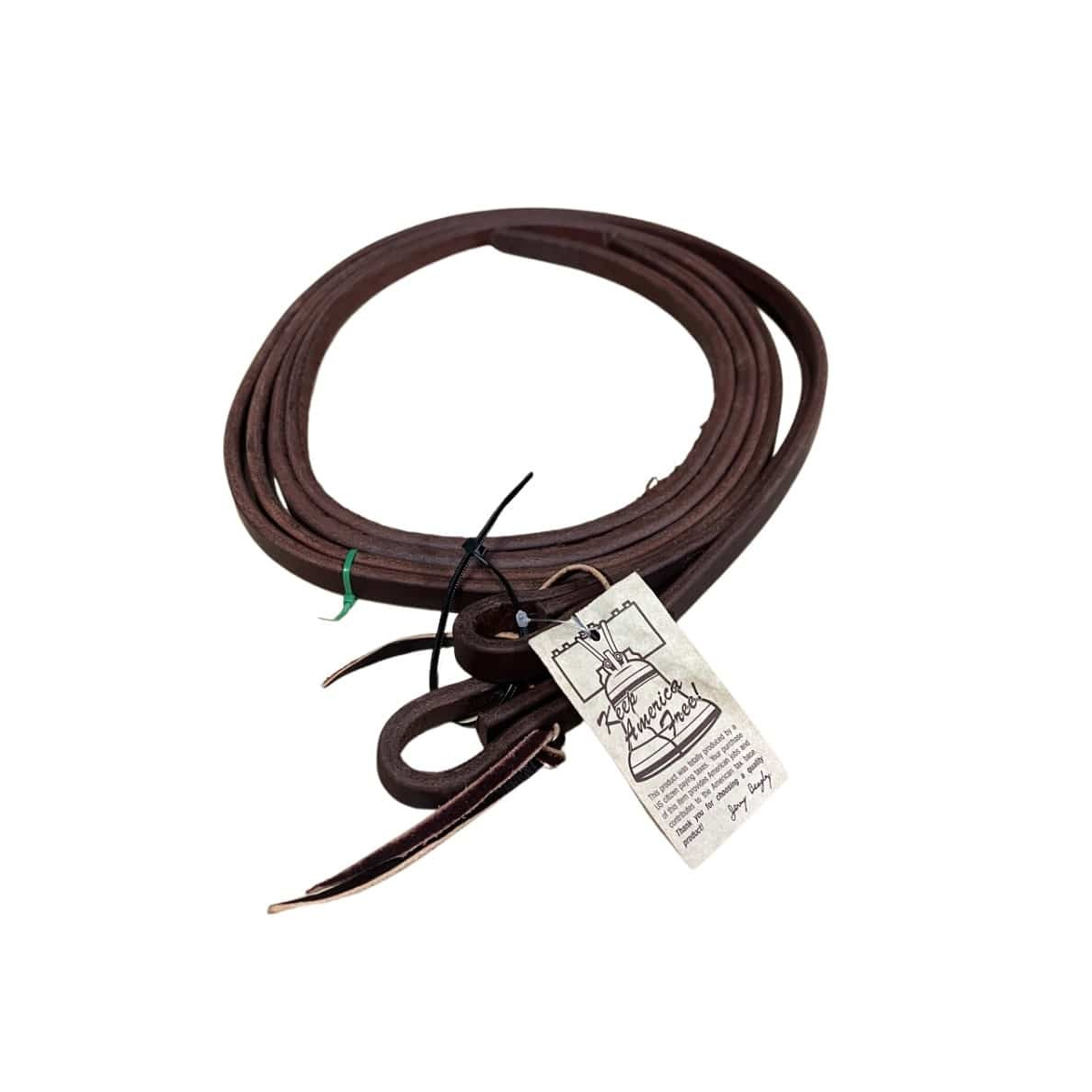 Jerry Beagley Braiding Heavy Tail Split Rein - 5/8"x8'