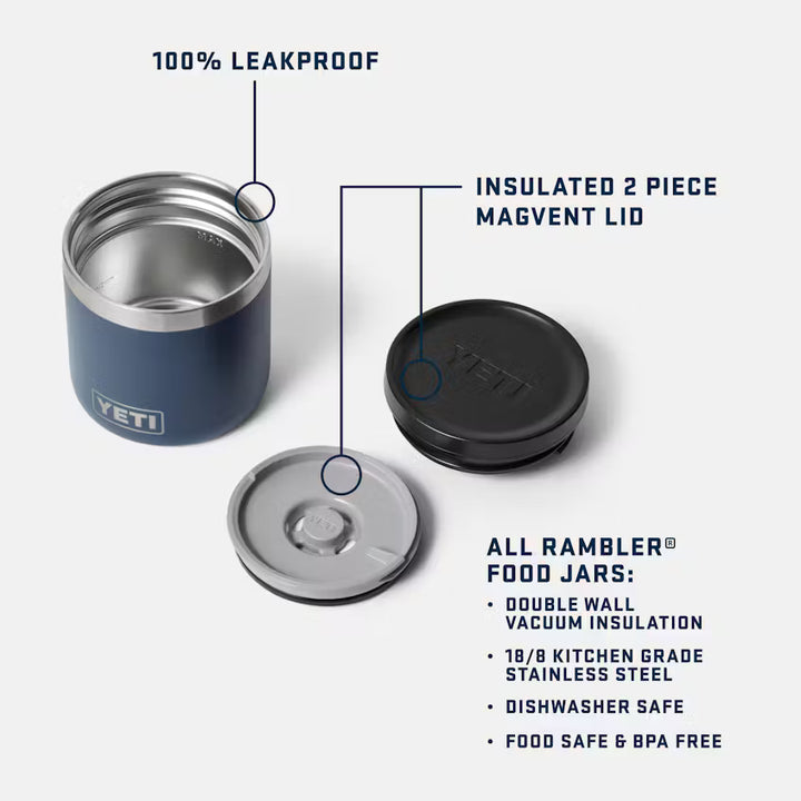 Yeti Rambler 236ml Insulated Food Jar - White
