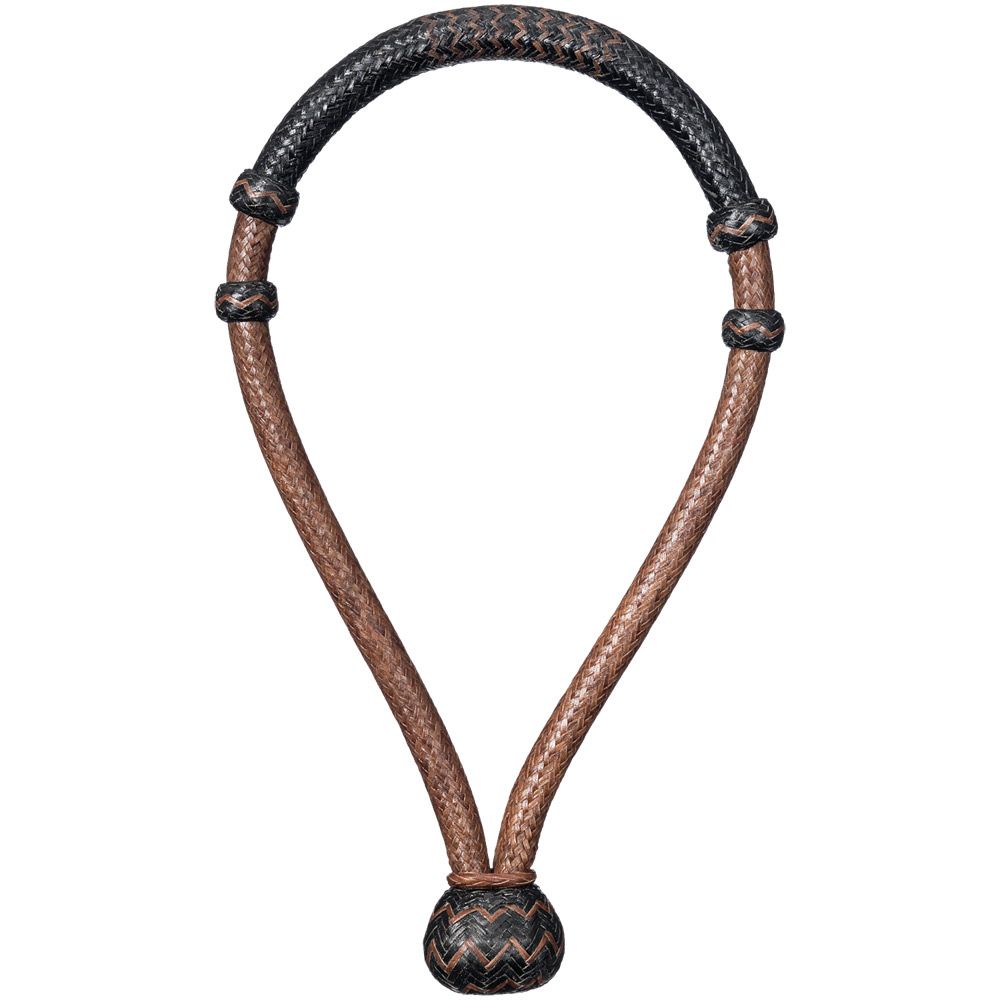 Tough 1 46 Plait Bosal- Brown/Black