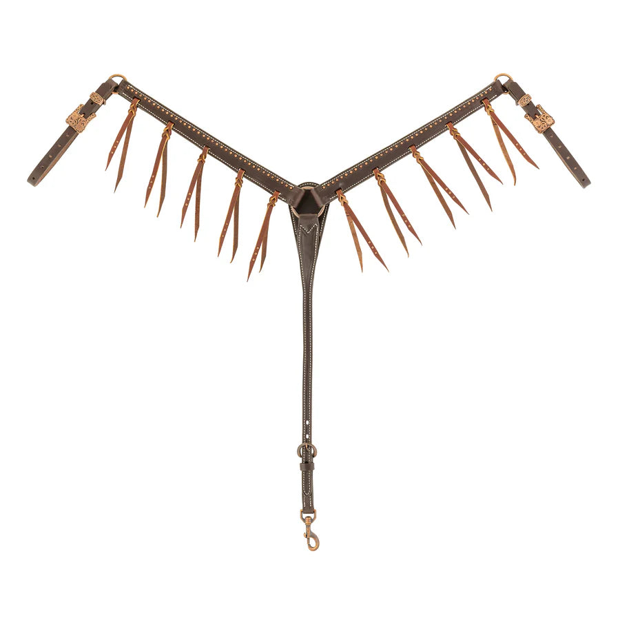 Weaver Western Outlaw Tasseled Leather Breast Collar - Irvine Tack & Western Wear