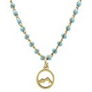 Mountain Bead Necklace - Green