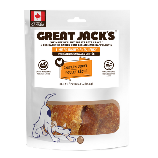 Great Jacks Dog Treat Chicken Jerky-153G