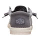 Hey Dude Men's Wally Stretch Canvas Shoes- Grey Bone