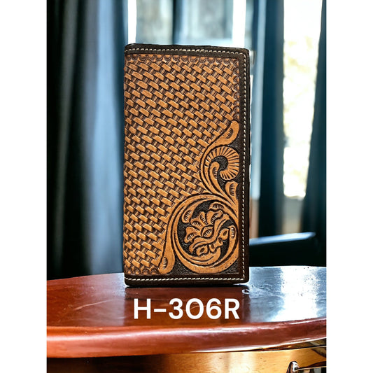 Ranger Belt Co. Rodeo Floral Wallet - Tan