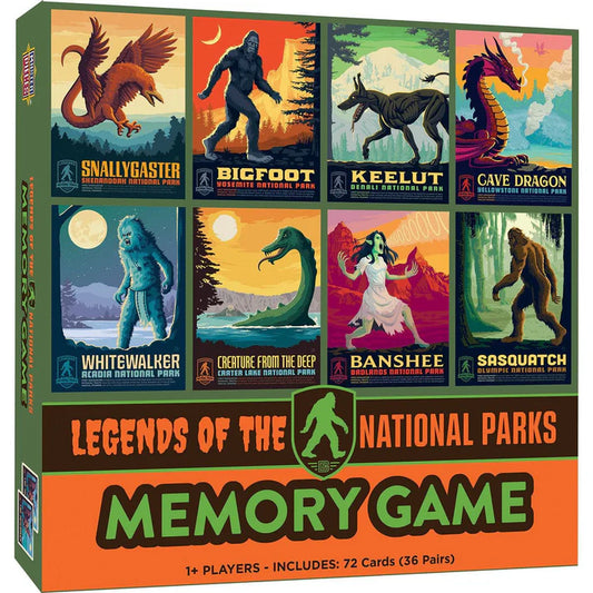 Masterpiece Legends of the National Parks Memory Game