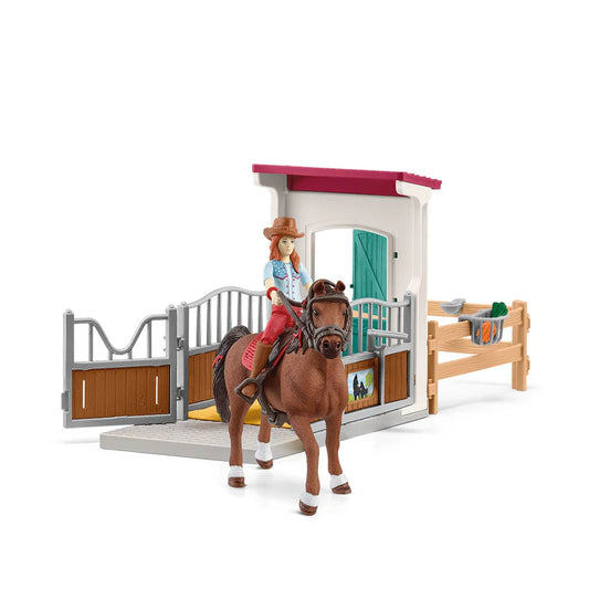 Schleich Horse Box W/ Horse club Hannah & Cayenne