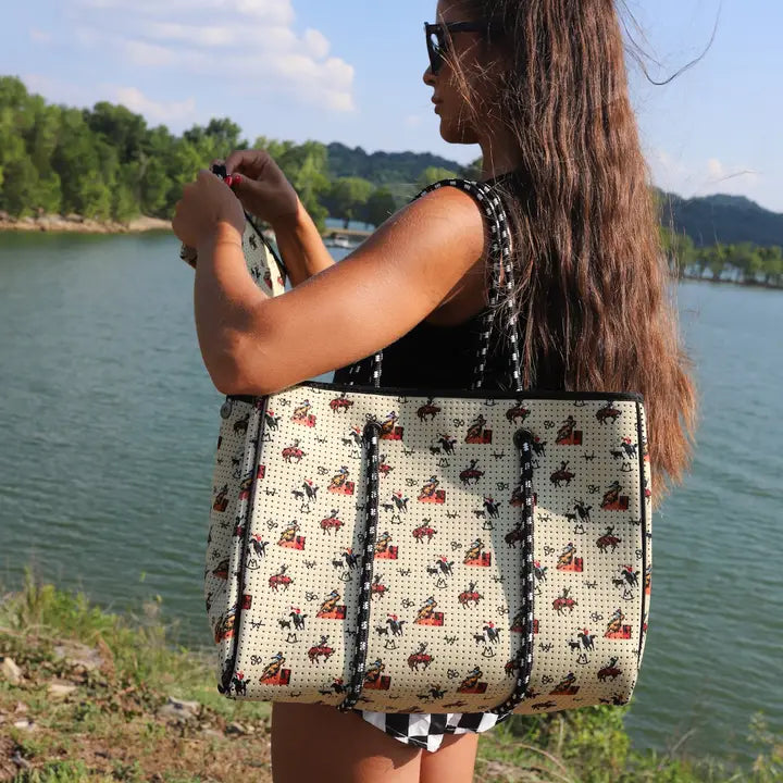 The Front Porch Label Large Tote Bag- Multiple Colours