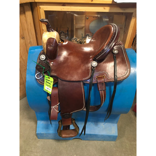 Irvine 15" Barrel Saddle