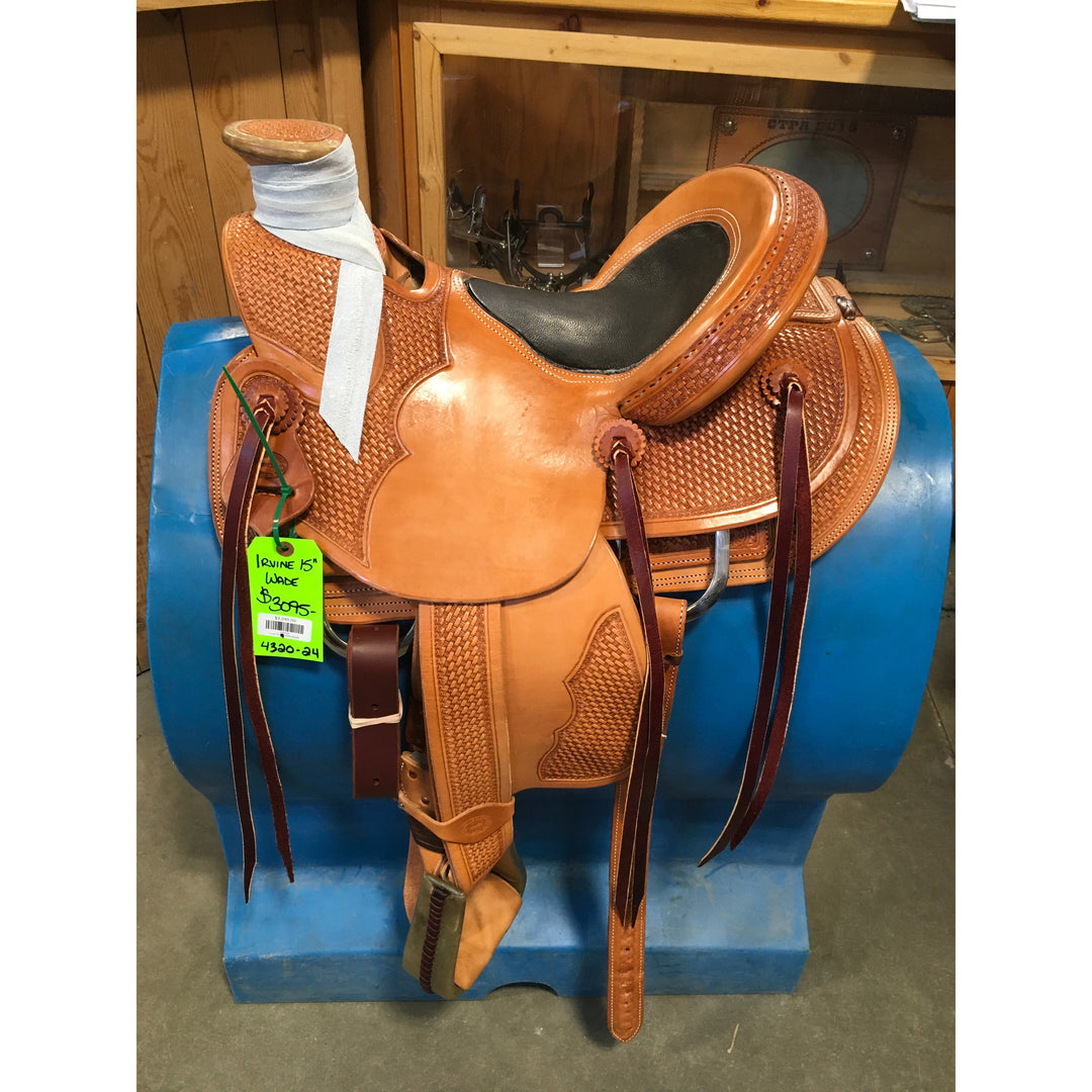 Irvine 15" Wade Saddle - Irvine Tack &amp; Western Wear