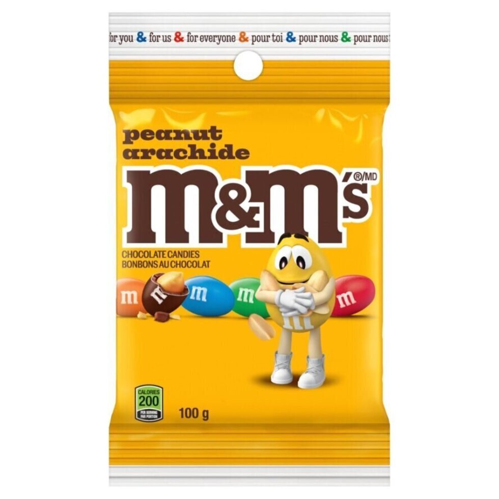 M&amp;Ms peanut 100G