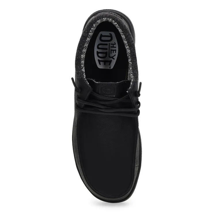 Hey Dude Men's Paul Classic Shoes - Black/Black