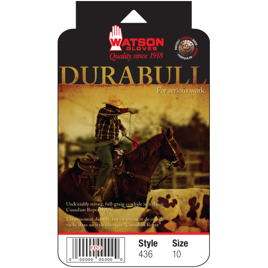Watson Durabull Cowhide Leather Gloves - Tan