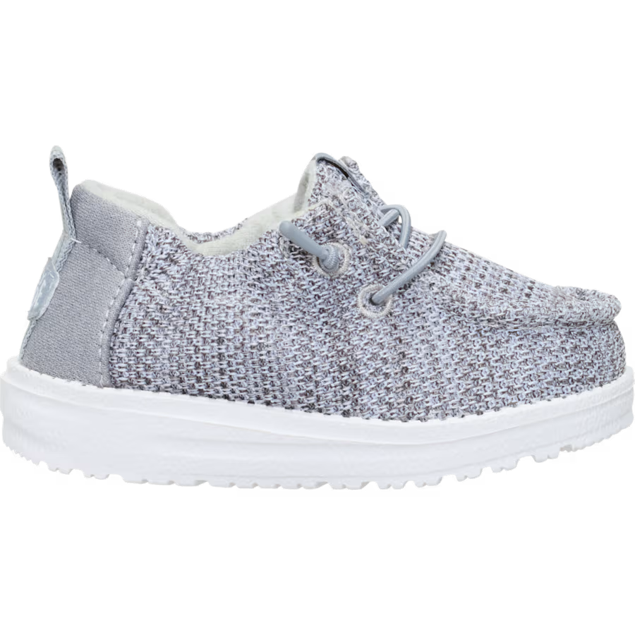 Hey Dude LILDUDE Slip On Core Shoe - Grey/White