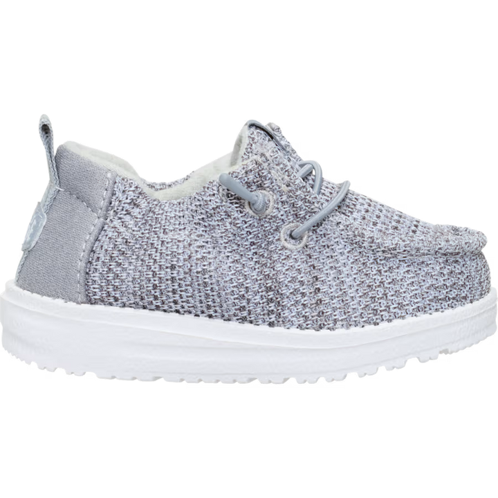 Hey Dude LILDUDE Slip On Core Shoe - Grey/White