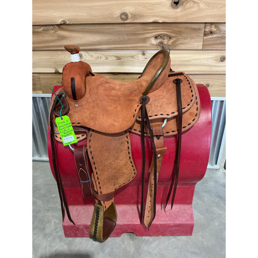Irvine 16" Association Ranch Saddle--Full R/O w/ Buckstich