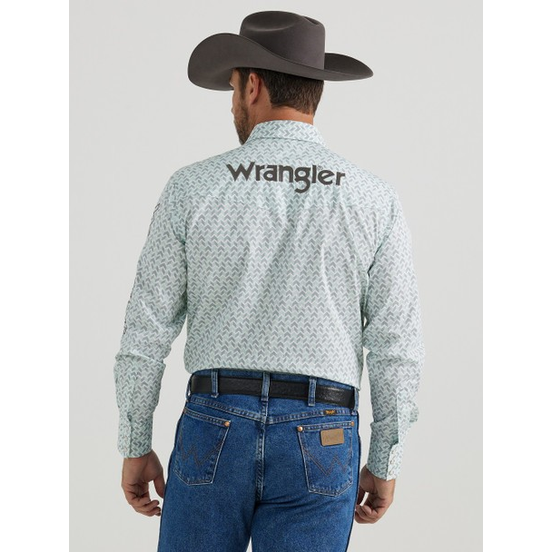 Wrangler Men's Long Sleeve Logo Shirt