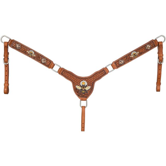 Tough 1 Silver Royal Bee Breast Collar