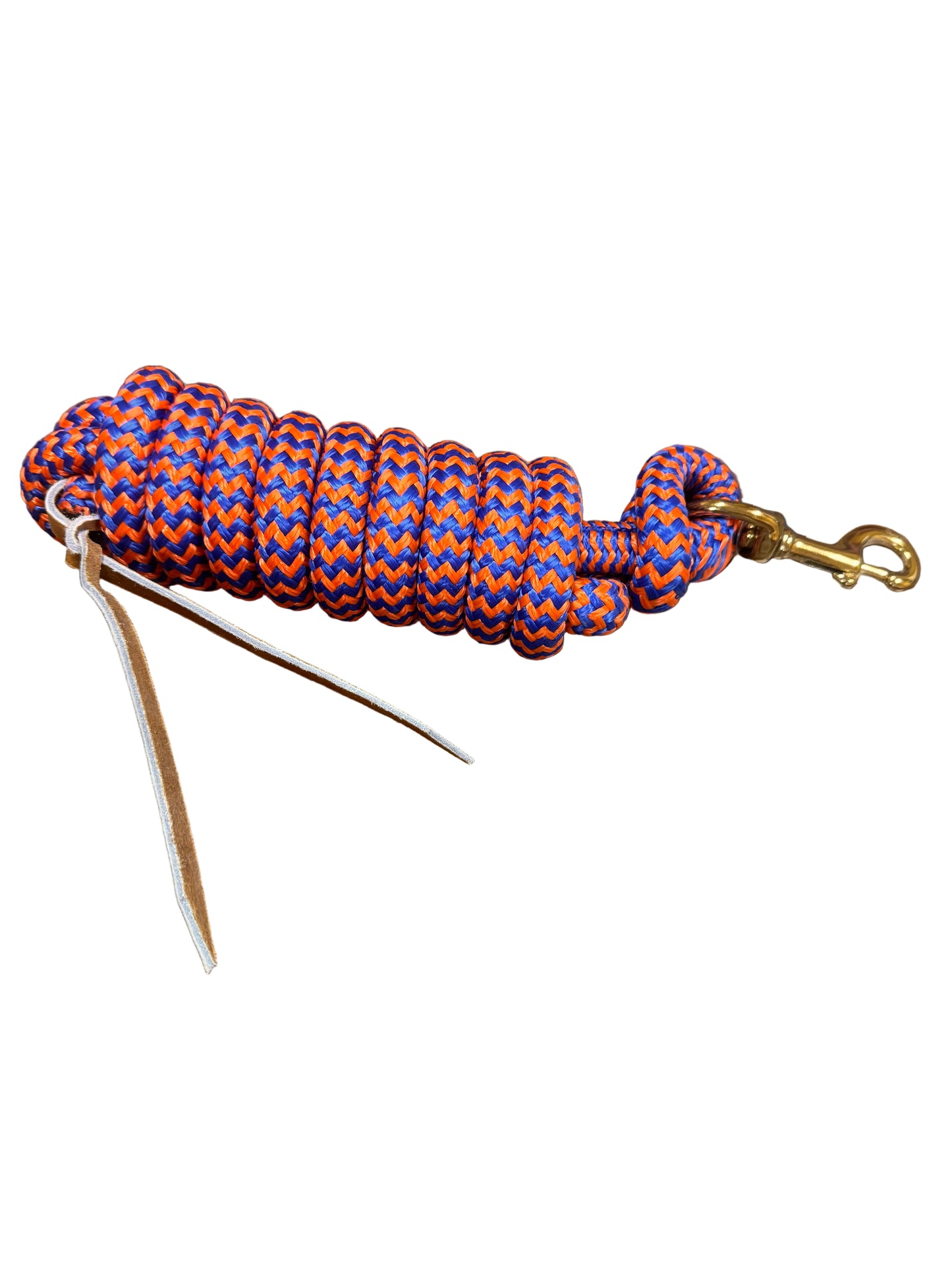 Irvine Cow Lead 9 ft 5/8" Lead w/Brass Plated Bolt Snap (Mixed Colours)