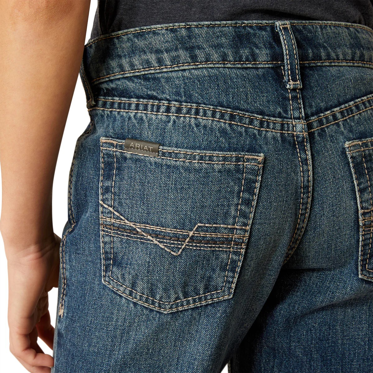 Ariat Boy's B4 Relaxed Kelvin Boot Cut Jeans - Dakota