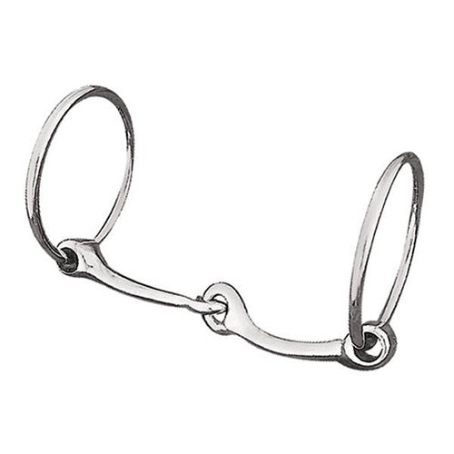 Weaver Draft Bit 6" Snaffle Mouth Nickel Plated