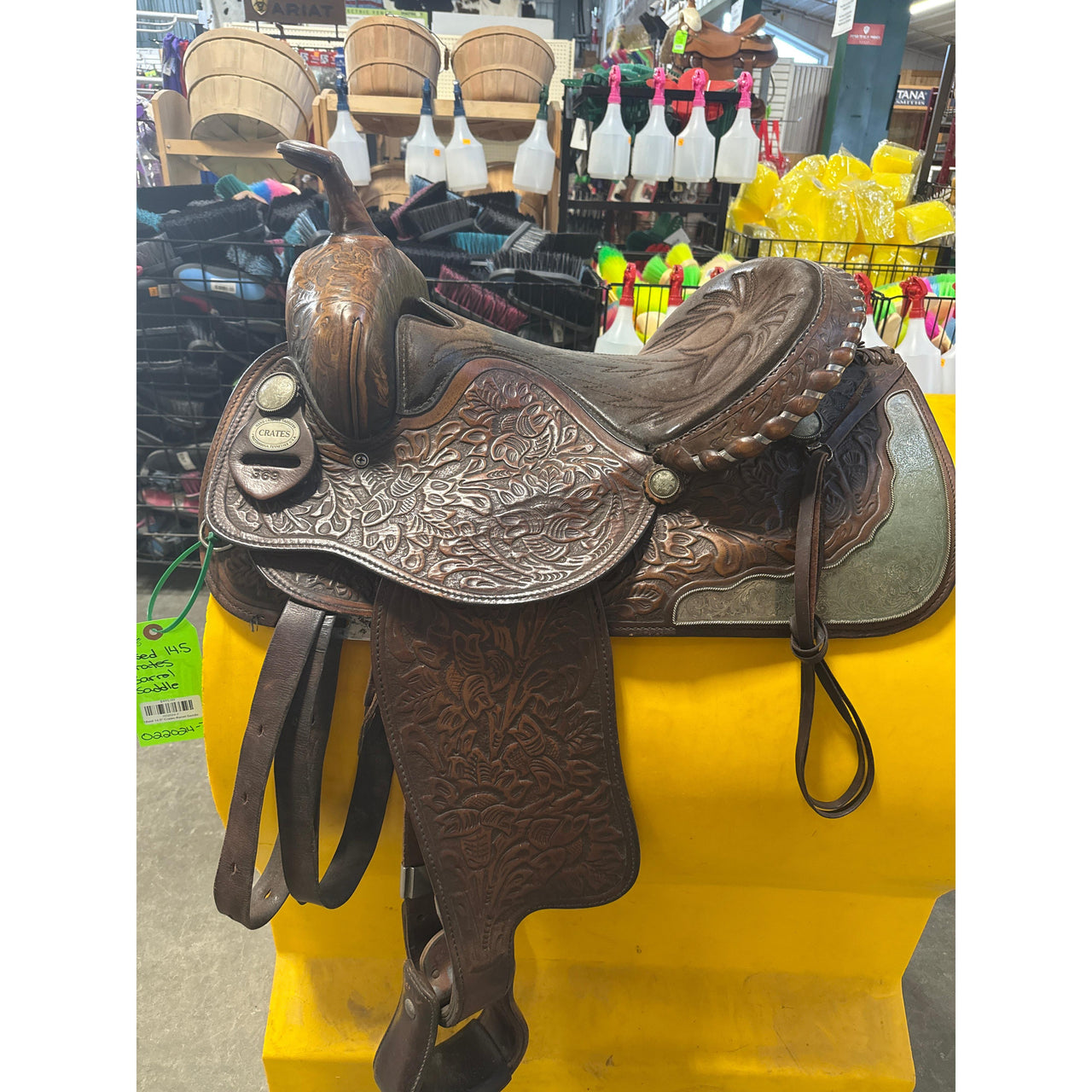 Used 14.5" Crates Barrel Saddle