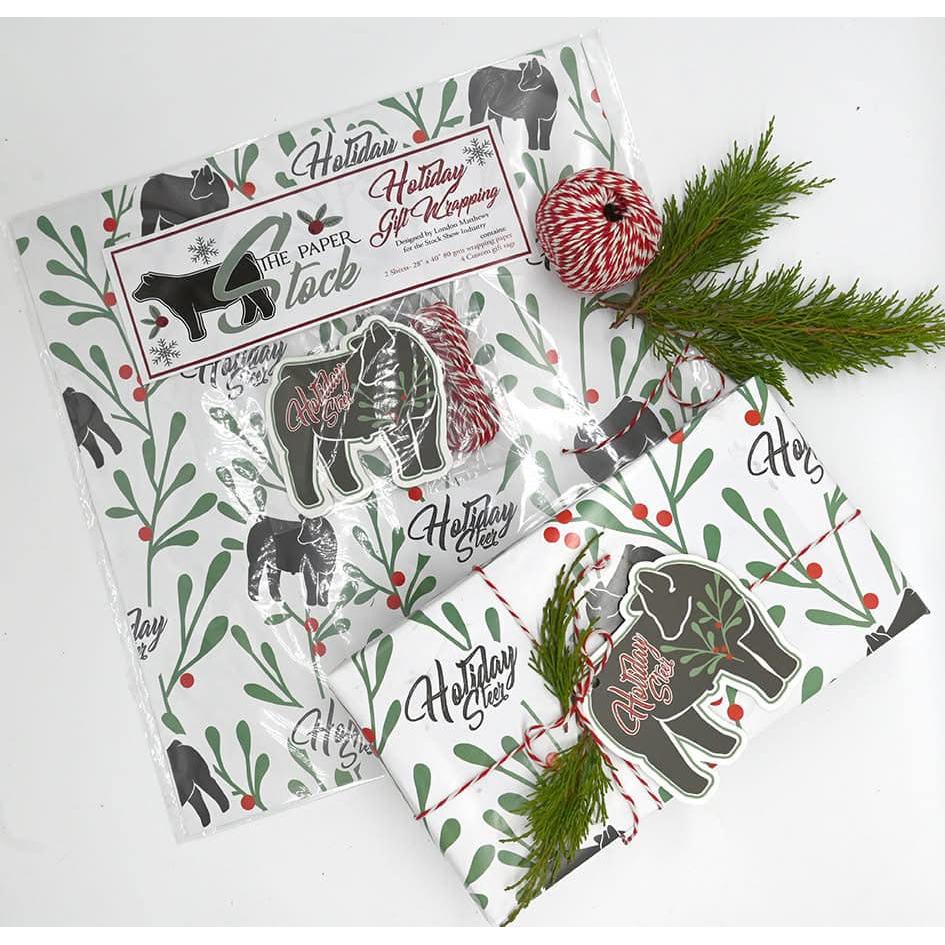 Stock Show Wrapping Holiday Wrapping Paper