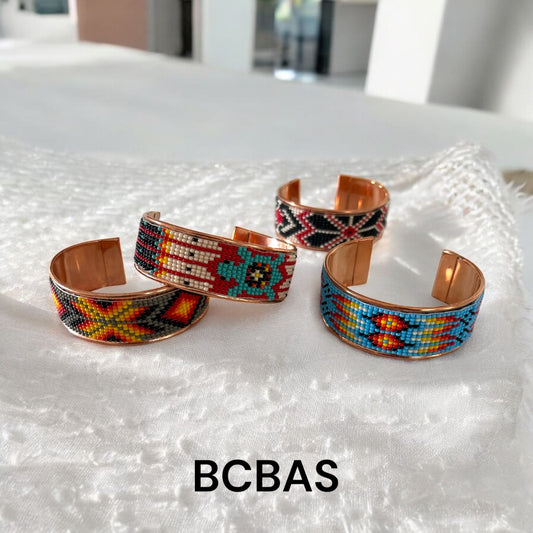 Beaded Copper Bracelet
