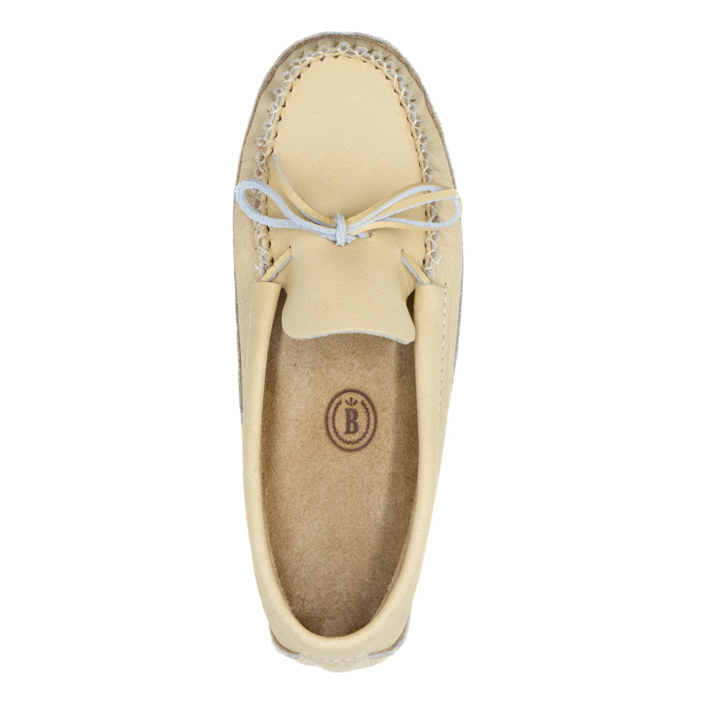 Bastien Yanonhchia (Home) Ladies Moccasins - Cream