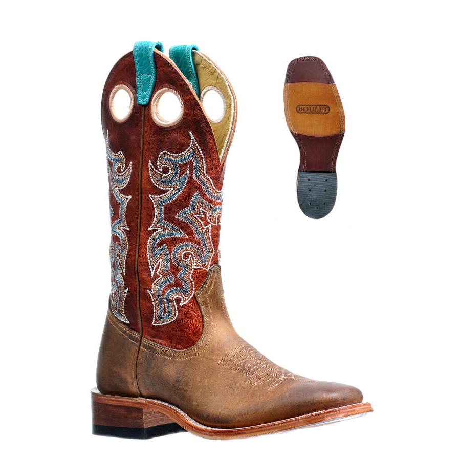 Boulet Women's Western Boots - Montana Turqueza