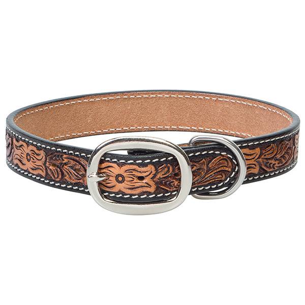 Weaver Floral Tooled Collar