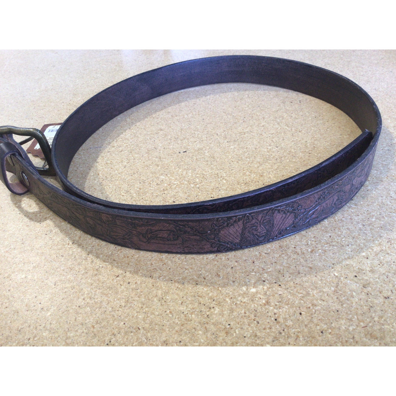 Rugged Earth Men's Belt - Wolf Brown