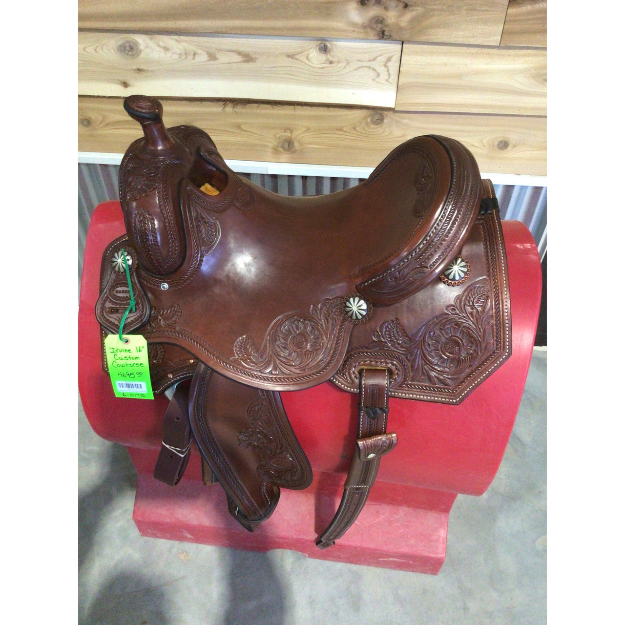 Irvine 16" Custom Cowhorse Saddle