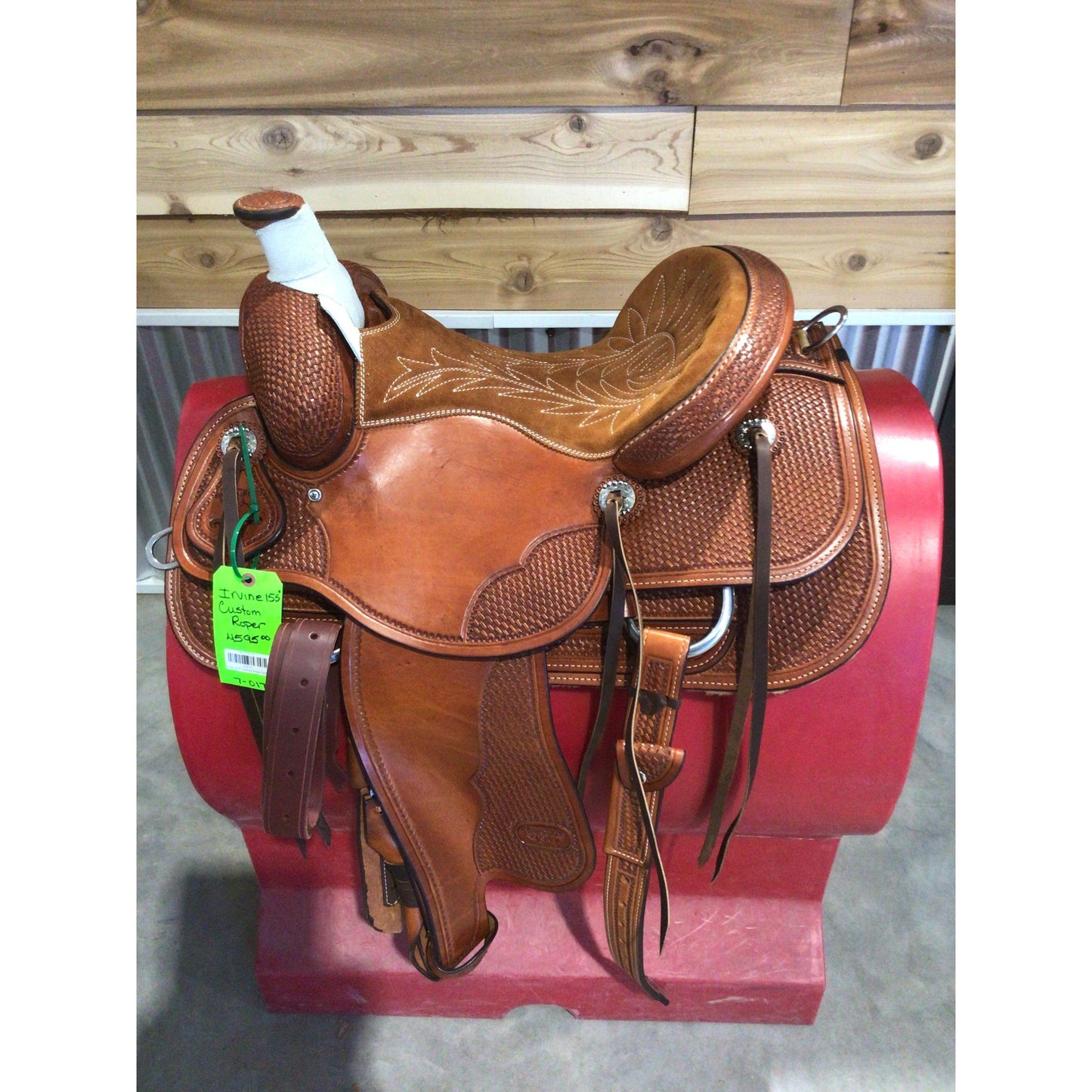 Irvine Custom 15.5" Roping Saddle