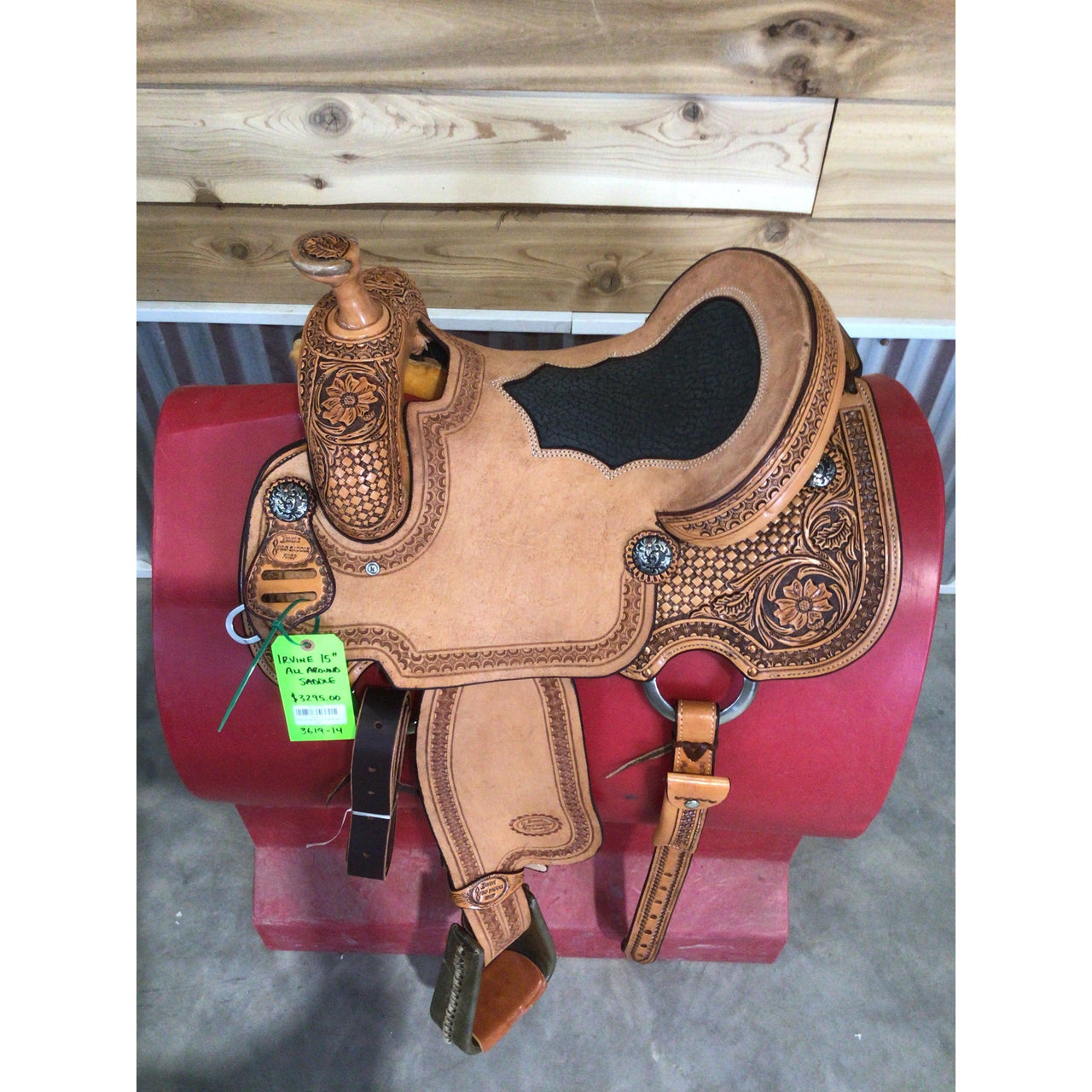 Irvine 15" All Around Saddle-Antique
