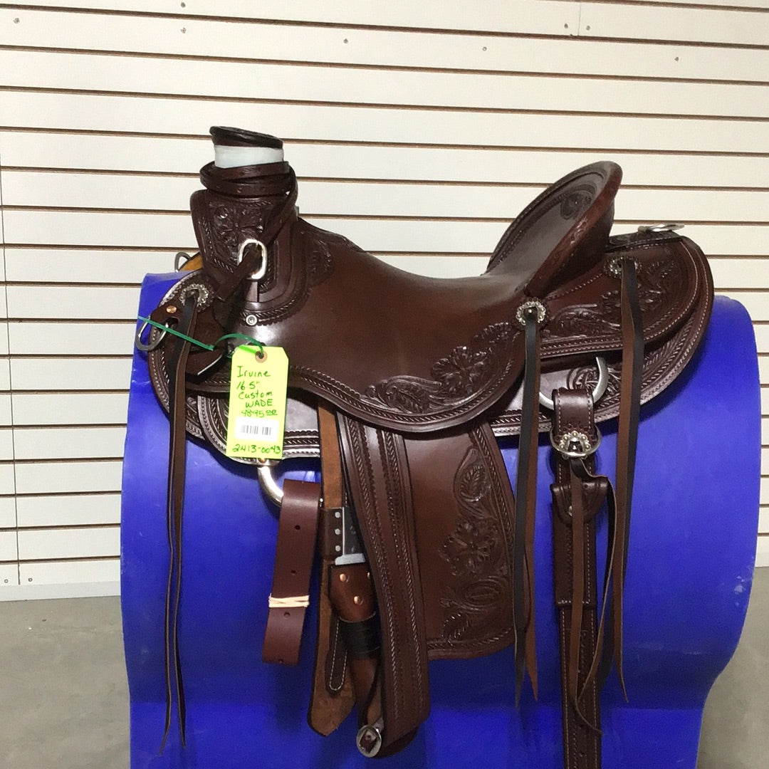 Irvine  16.5"  Custom Wade Saddle