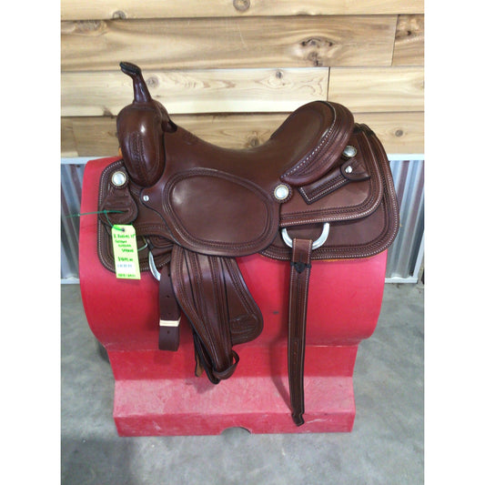 R. Ruelas 17" Custom Cutting Saddle