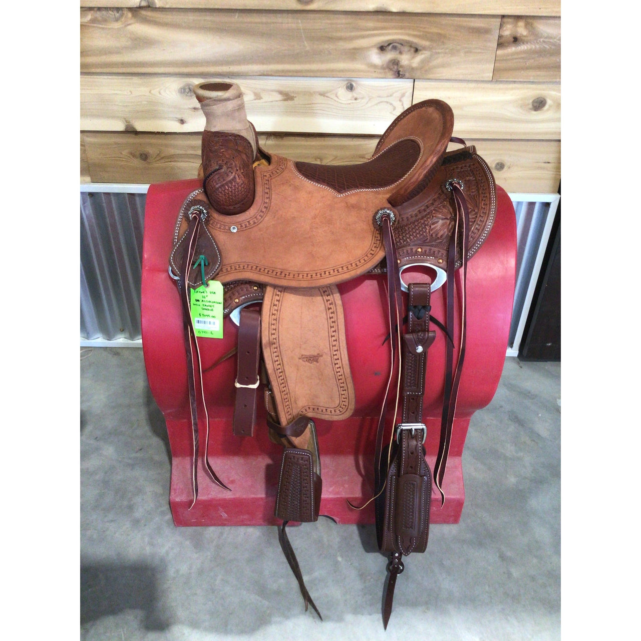 Irvine's 16" USA Association Will James Saddle