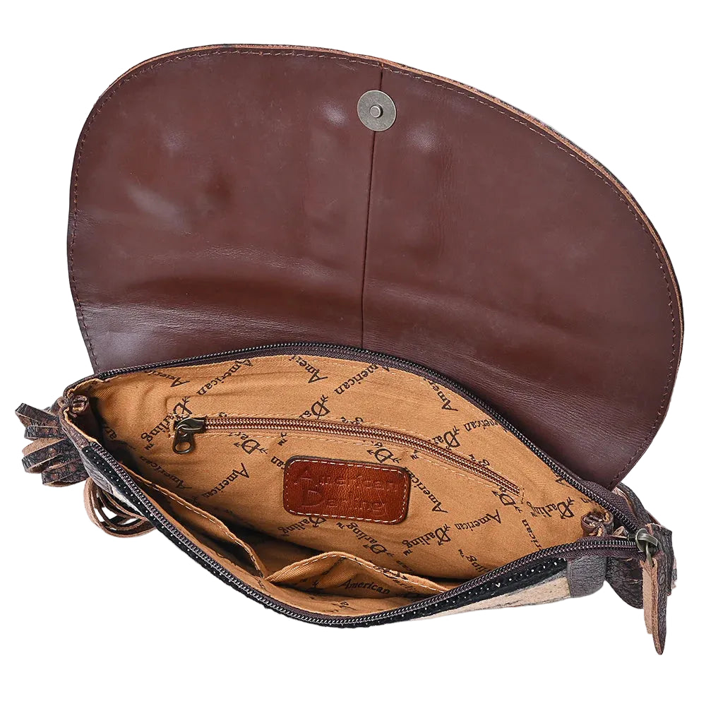 American Darling Hand Woven Saddle Blanket Crossbody Bag