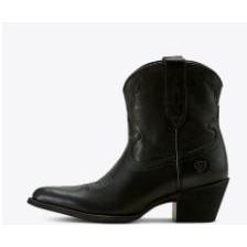 Ariat Women's Maggie J Toe Western Boot- Black Night