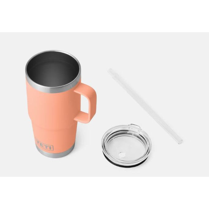 Yeti Rambler 739ml Straw Mug - Lowcountry Peach