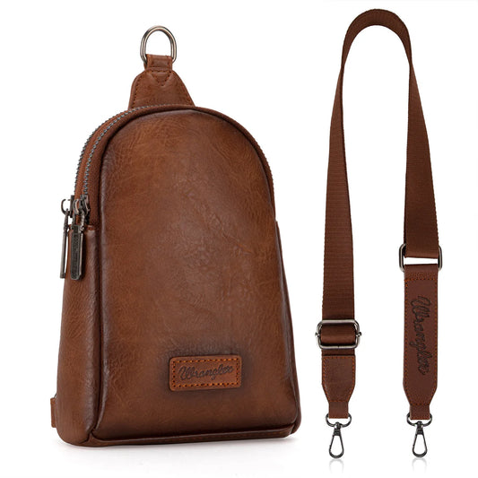 Wrangler Women's Sling Bag/Crossbody/Chest Bag - Brown