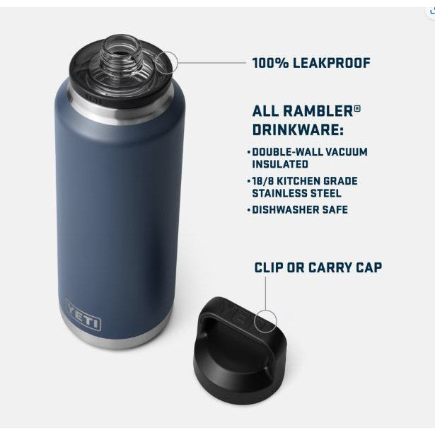 Yeti Rambler 1.36L Bottle w/Chug Cap - Power Pink