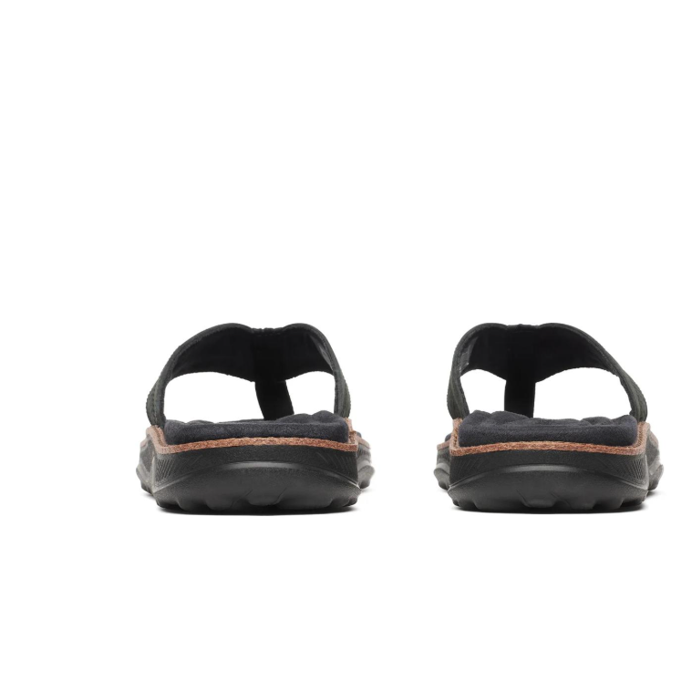 Merrell Men's Cove Leather Flip Sandal- Black