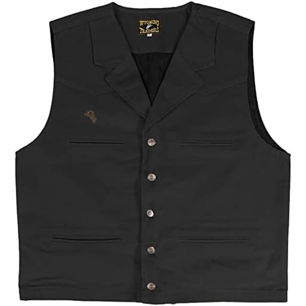 Wyoming Traders Men's  Bronco Canvas Vest