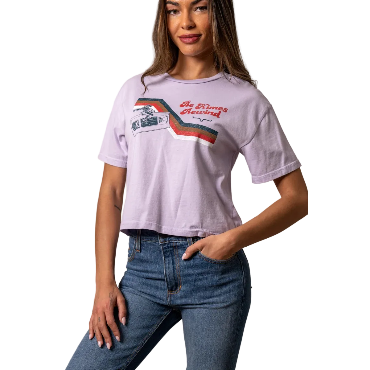 Kimes Women's Rewind Short Sleeve Tee Shirt - Multiple Colours