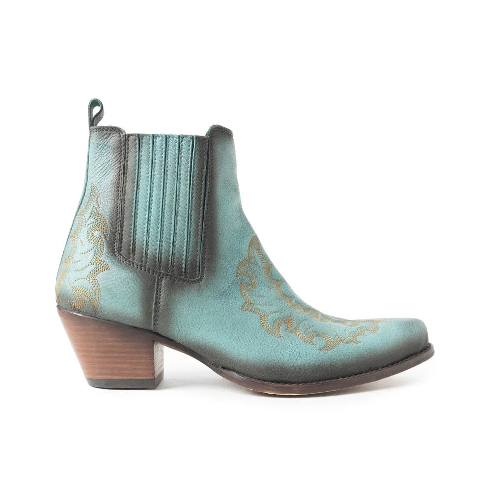 Myra Women's Dearling Ranch Booties- Teal