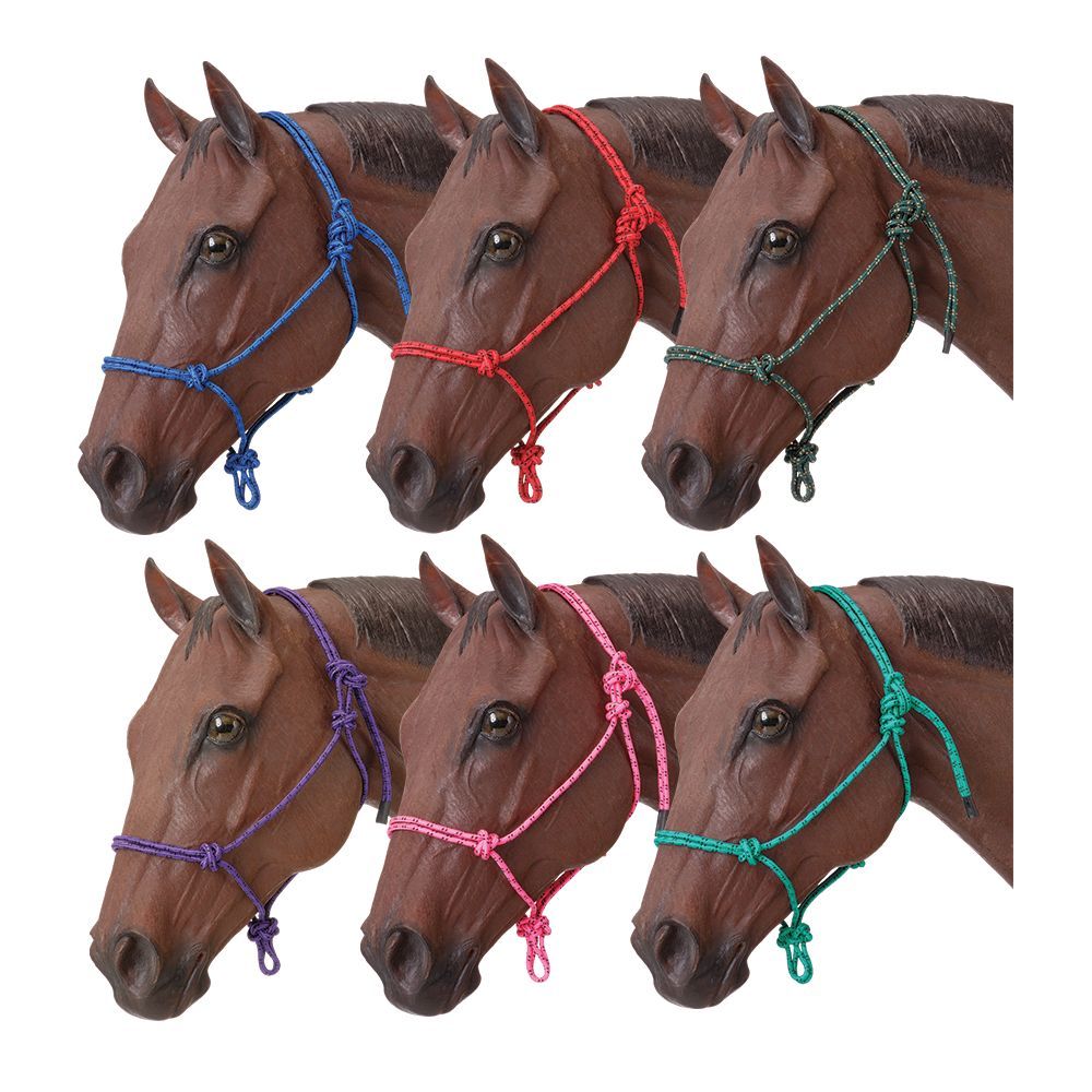 Tough 1 Poly Rope Halter - Assorted Colours